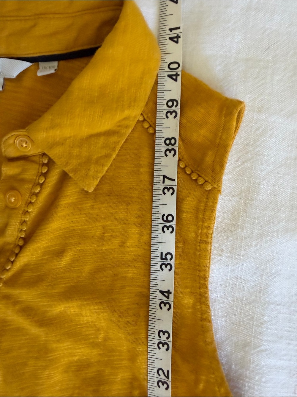 Boden Rhoda Trim Jersey Mustard Yellow Midi Dress - Picture 10 of 10